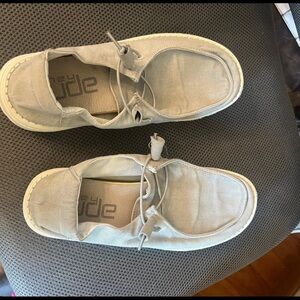 Hey Dude Light Gray Slip-On Shoes